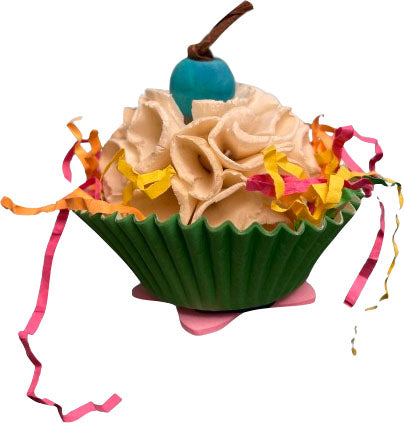 Sweet Tweets Cupcake Bird Toy