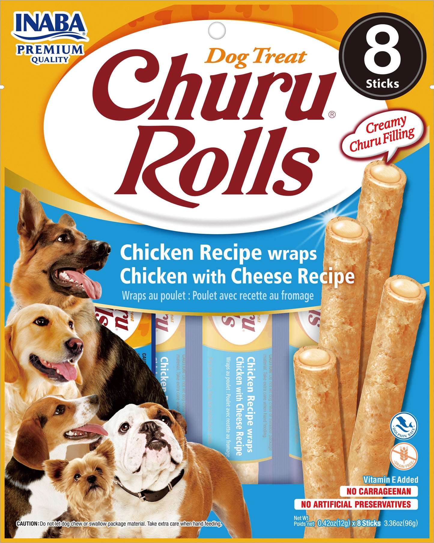Inaba Churu Rolls Dog Treats (Pack Of 6)