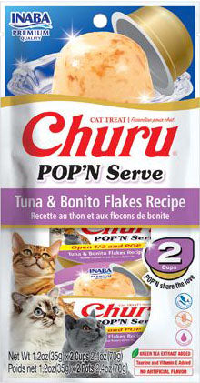 Inaba Churu Pop'N Serve Cat Treat (Pack Of 4)