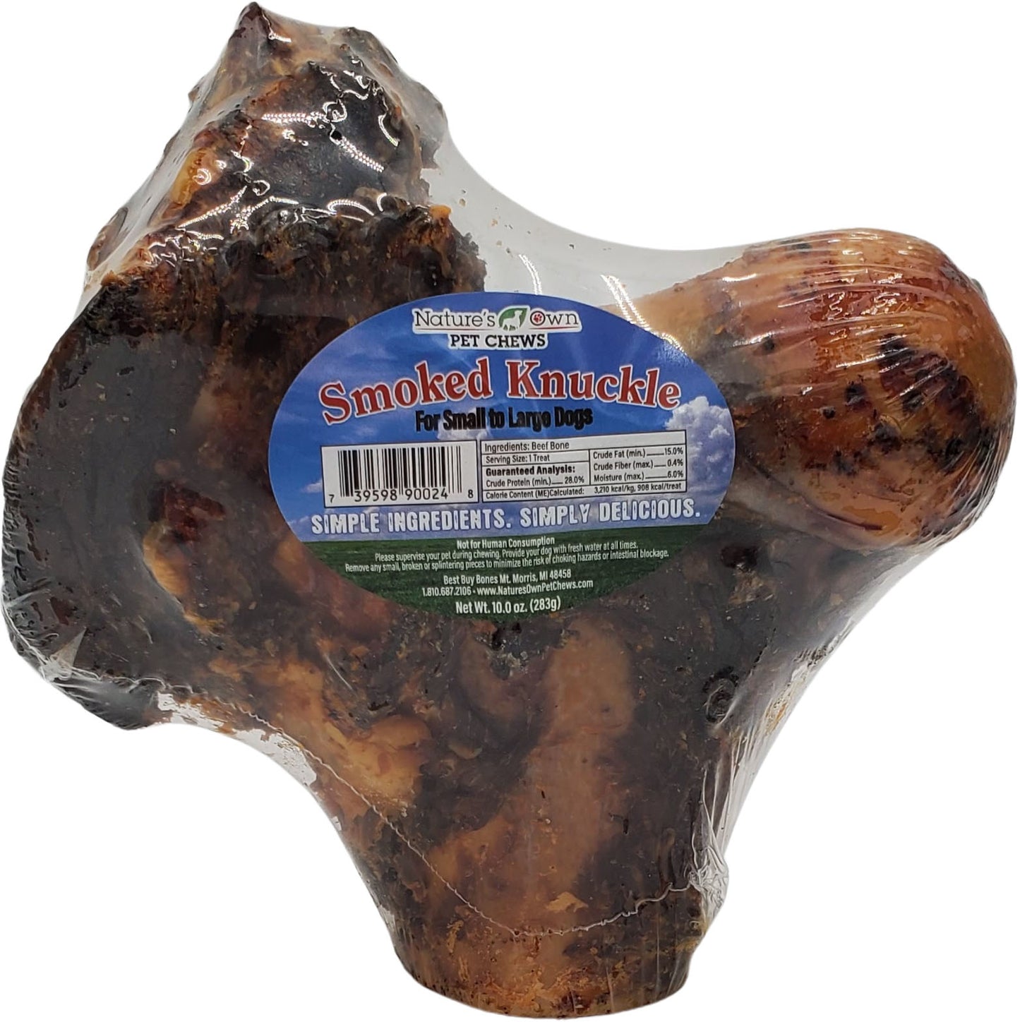 Nature'S Own Usa Smoked Knuckle Bone (Pack Of 7)