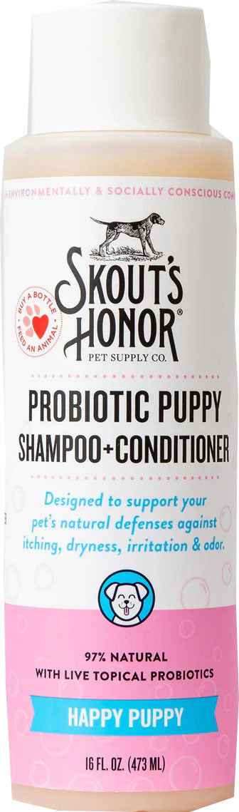 Skouts Honor Probiotic Shampoo+Conditioner Puppy