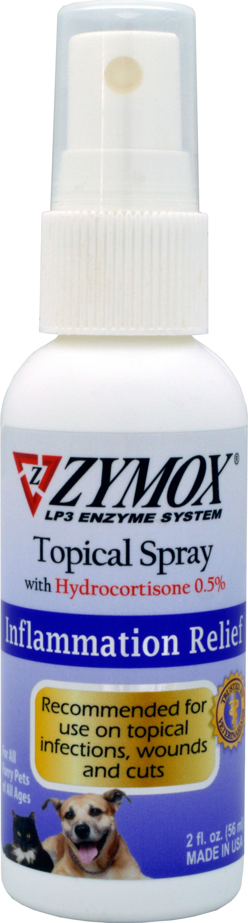 Zymox Pet Topical Spray W/Hydrocortisone