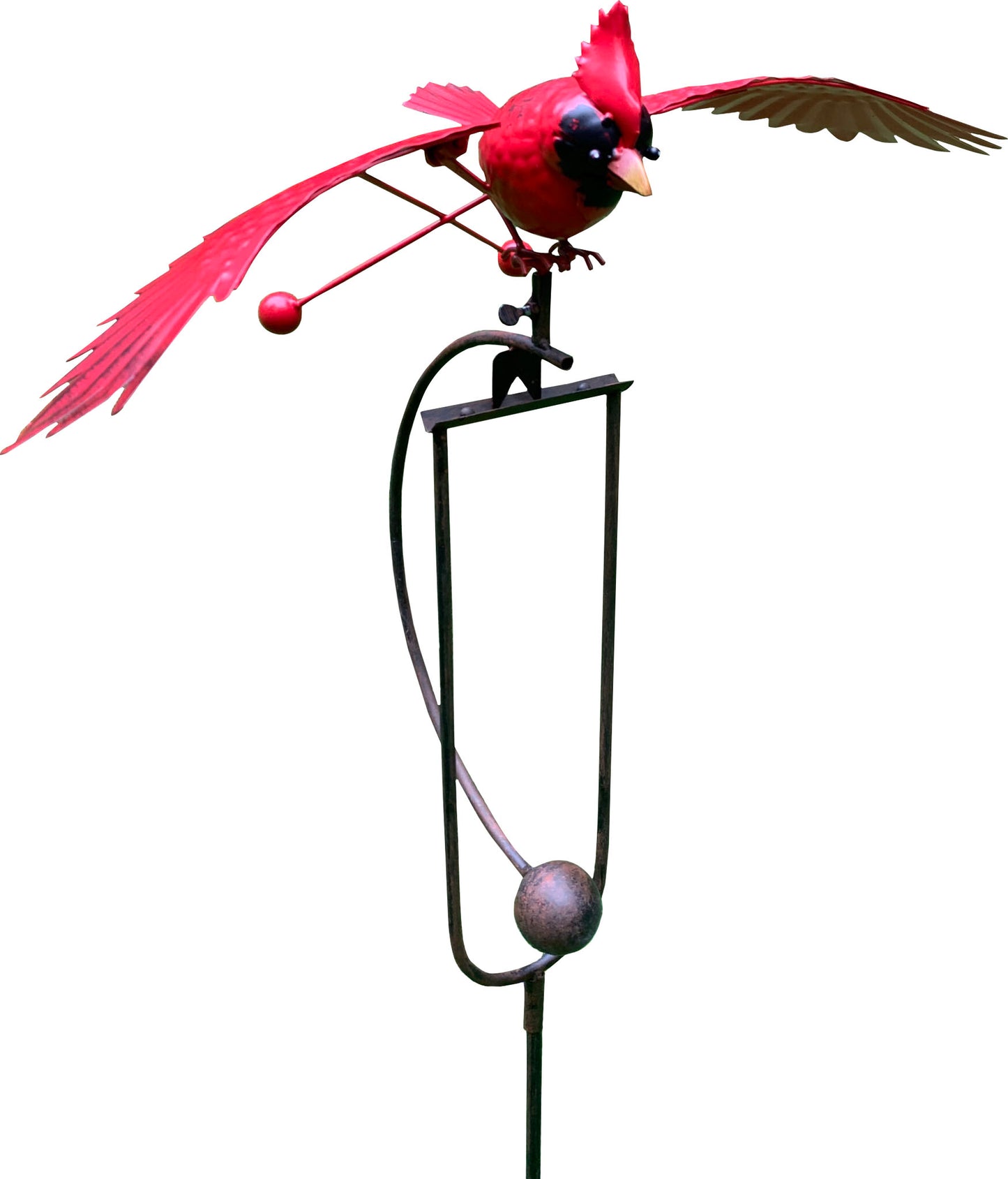 Esschert Design Metal Cardinal Rocker Stake (Pack Of 3)