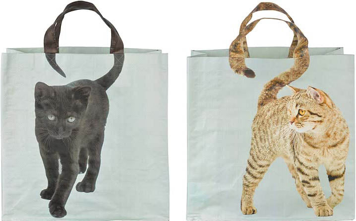 Esschert Design Cat Tail Shopping Bags (Pack Of 24)