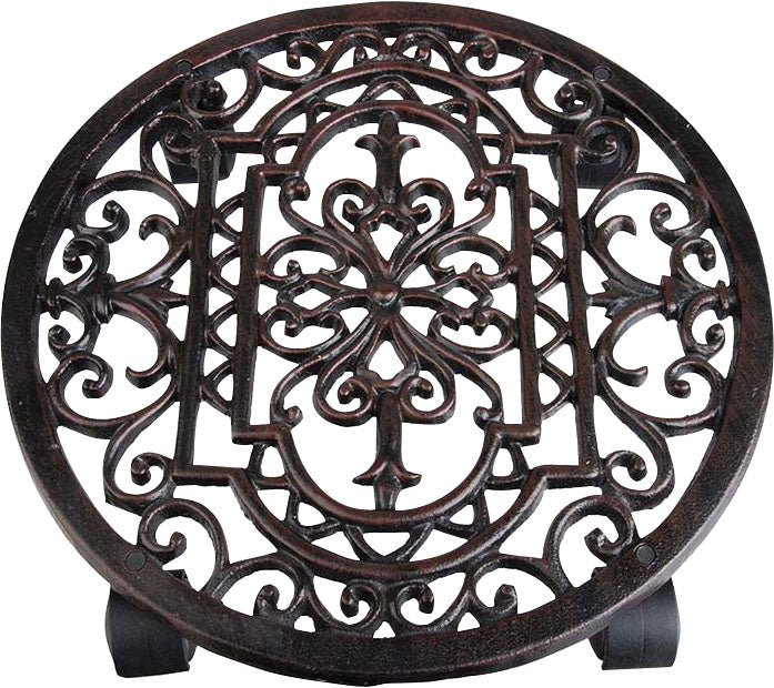 Esschert Design Round Filigree Plant Trolley