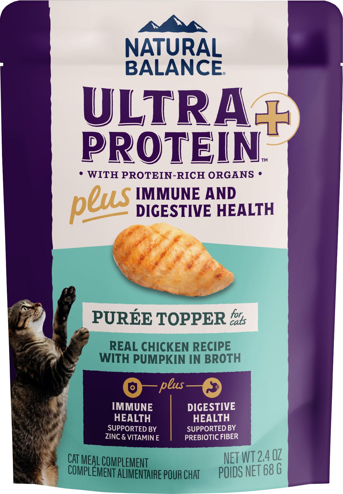 Nb Ultra Plus Protein Immune/Dig Health Cat Topper (Pack Of 24)
