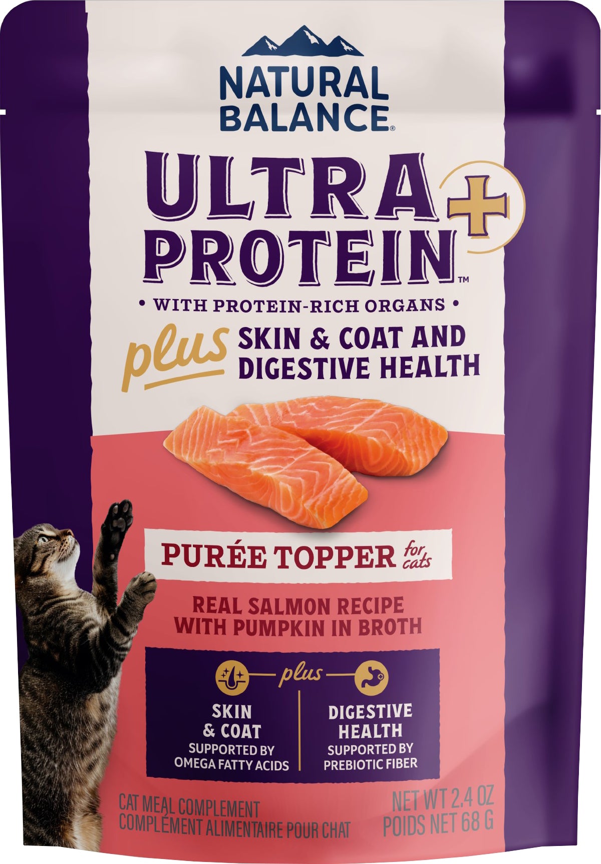 Nb Ultra Plus Protein Skin/Coat Cat Topper (Pack Of 24)