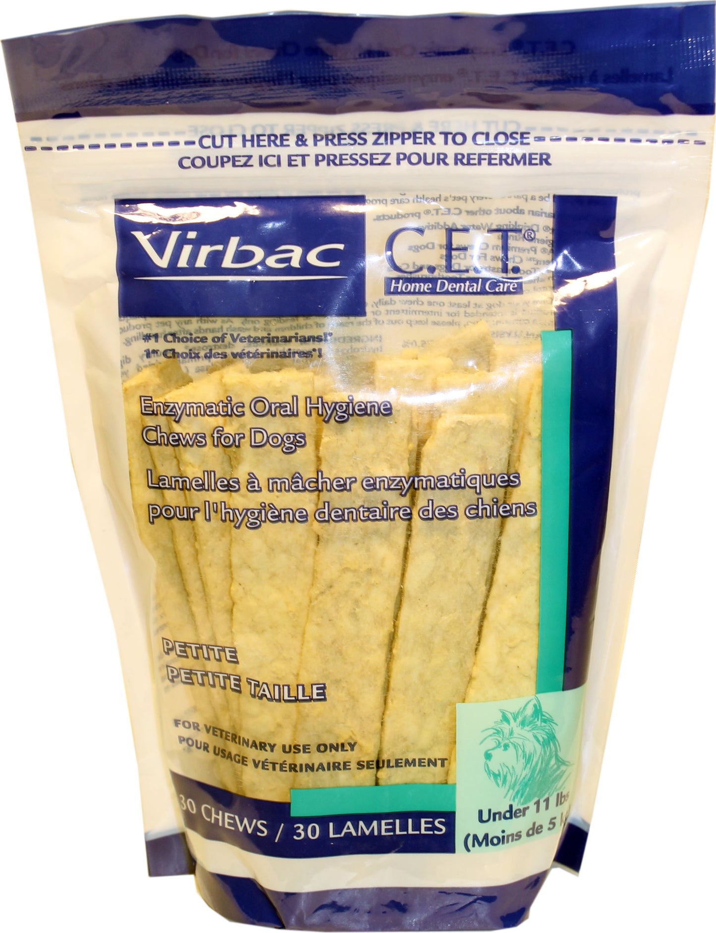 C.E.T. Enzymatic Oral Hygiene Chews For Dogs