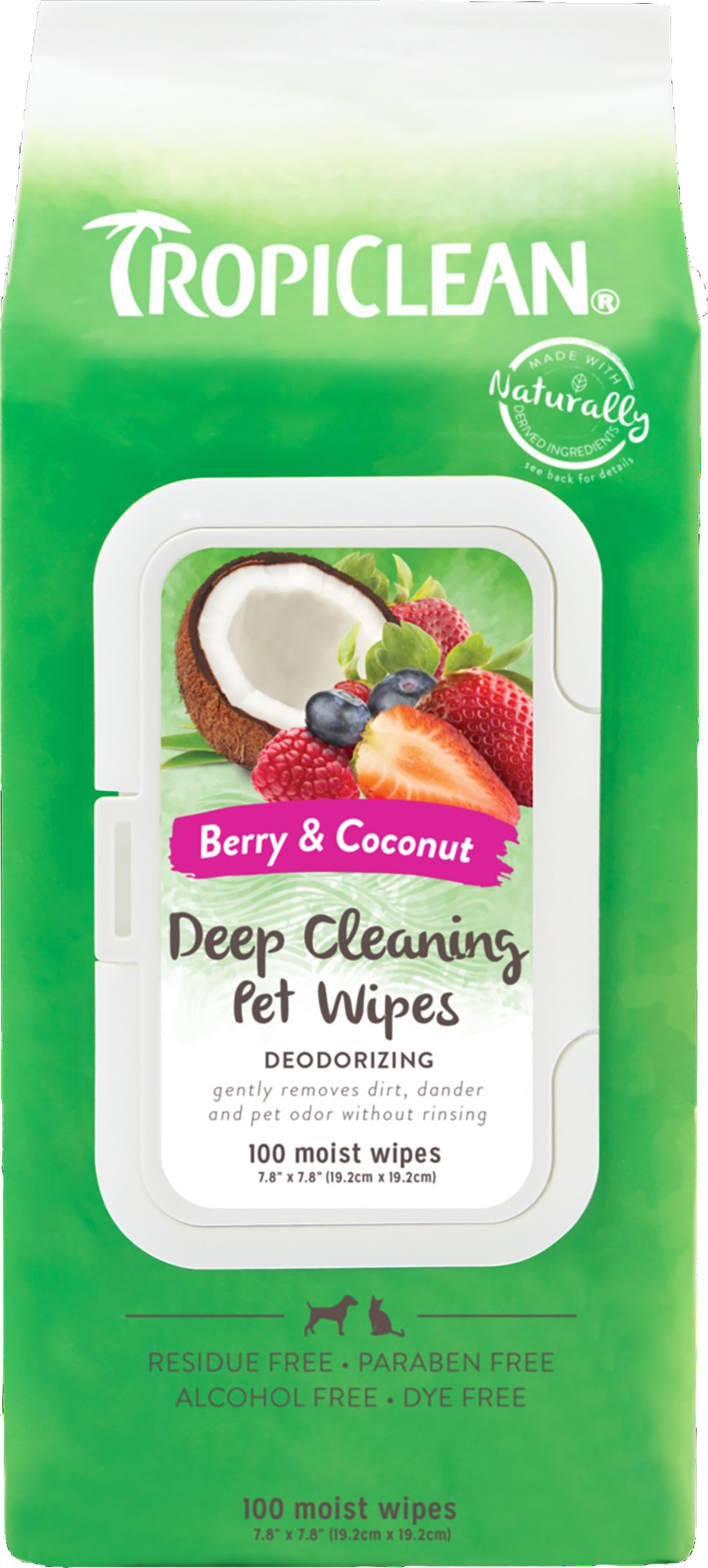 Tropiclean Deep Cleaning Wipes For Pets