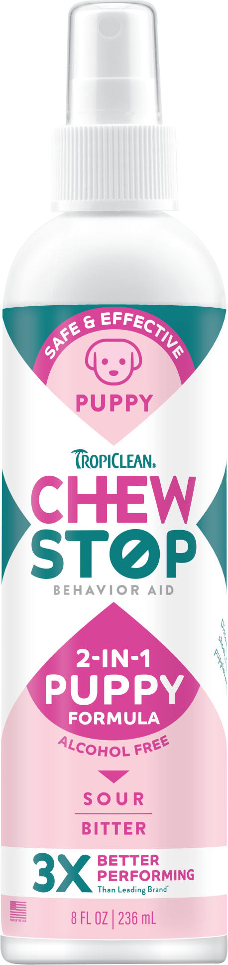 Tropiclean Chew Stop Behavior Aid Puppy Spray