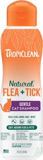 Natural Flea & Tick Gentle Shampoo For Cats