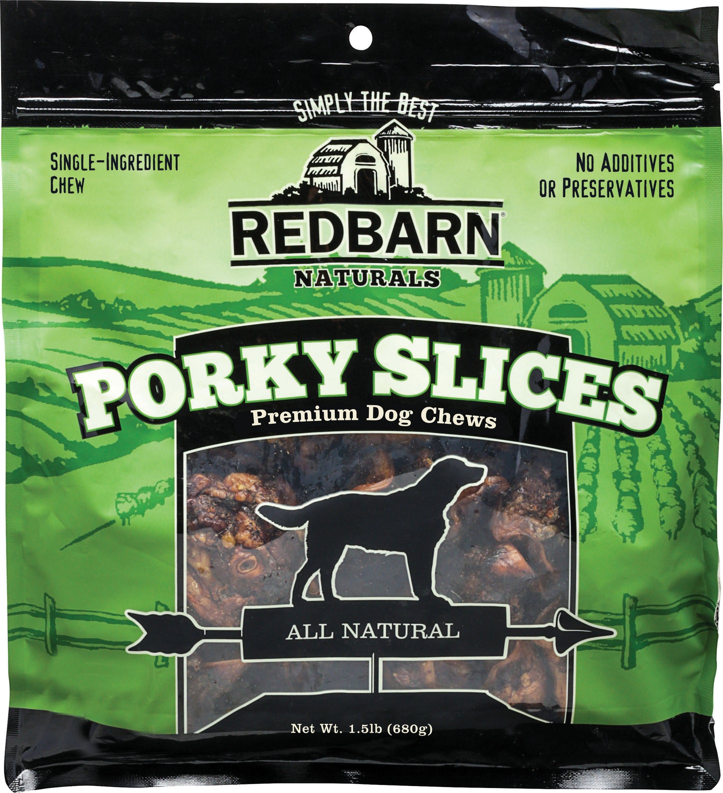 Redbarn Naturals Porky Slices Chews Bagged