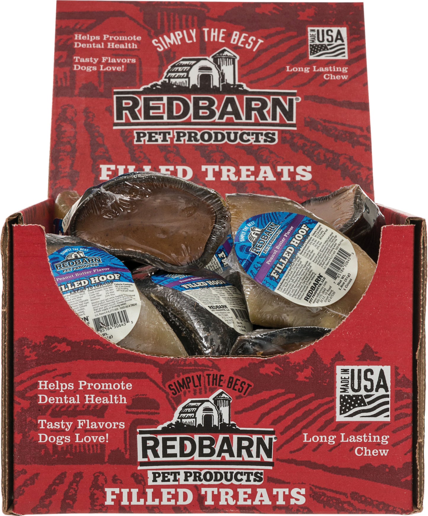 Redbarn Naturals Filled Hoof Treat (Pack Of 25)