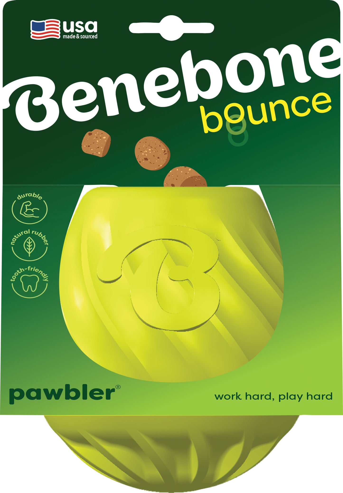 Benebone Rubber Pawbler Treat Dispenser