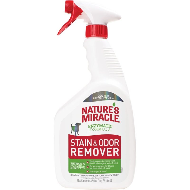 Nature's Miracle Dog Stain and Odor Remover, Everyday Mess Enzymatic Formula, 32 fl oz