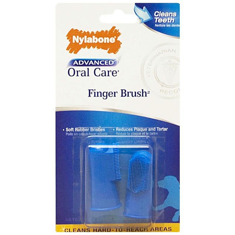 Nylabone Advanced Oral Care Finger Brush 2 Count One Size
