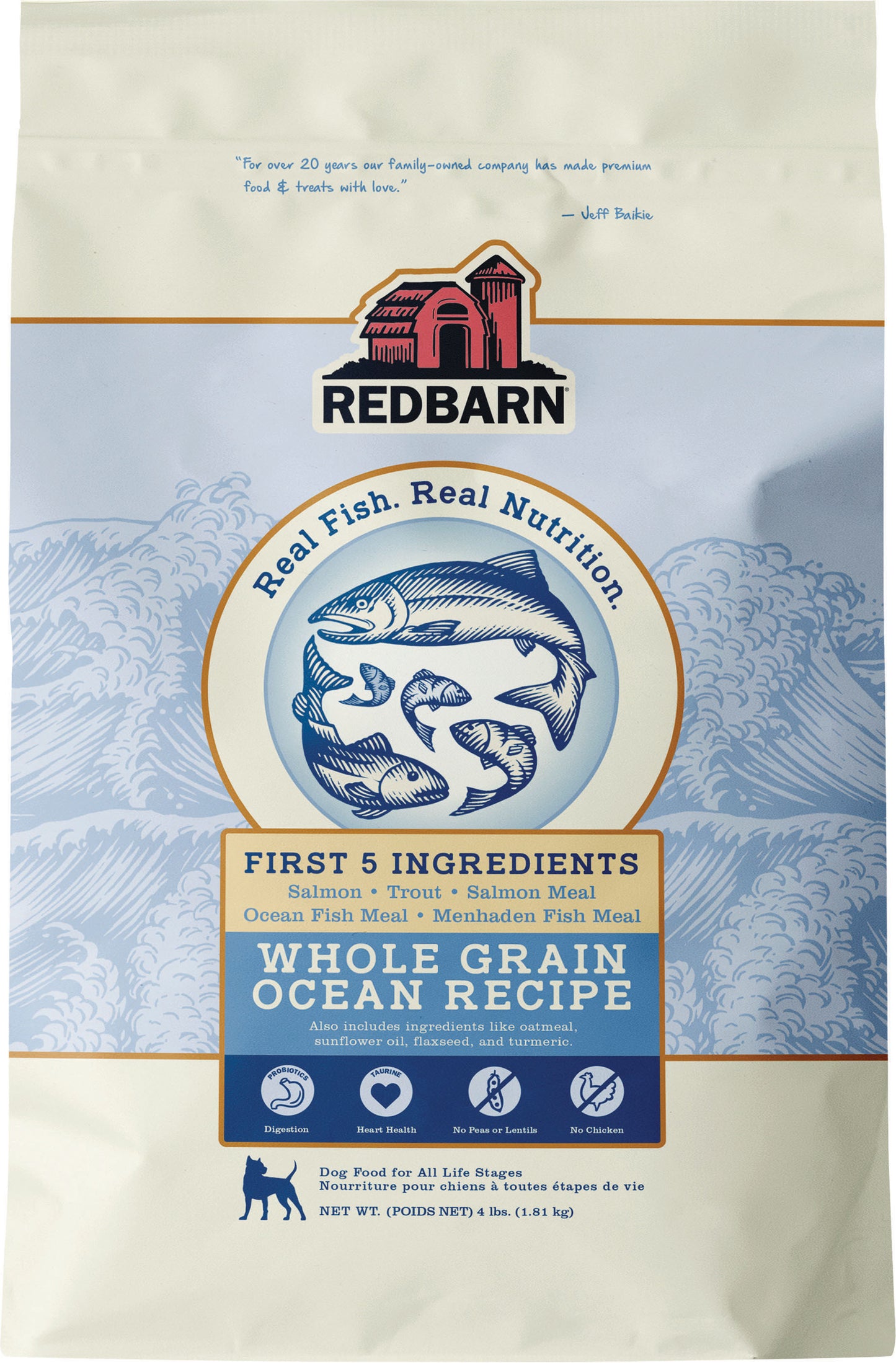 Redbarn Whole Grain Ocean Recipe Dog Food