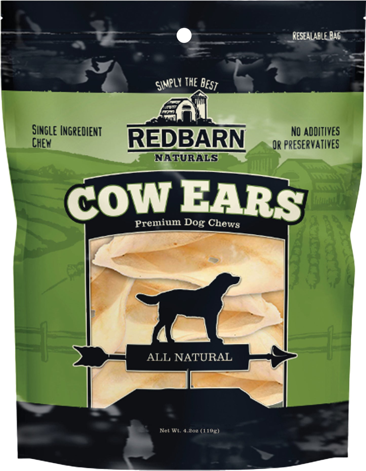 Redbarn Naturals Cow Ear Chew Bagged