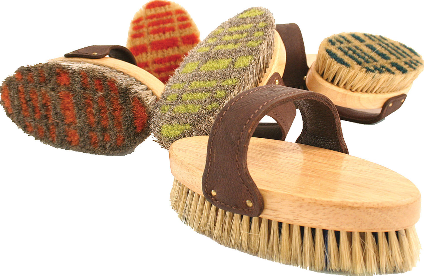 Legends Tartan Horsehair English Style Body Brush (Pack Of 12)
