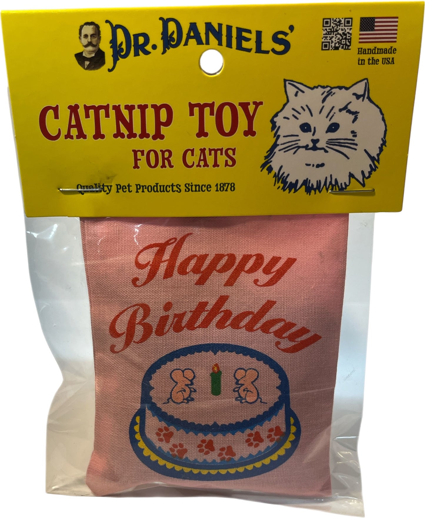 Dr. Daniels Happy Birthday Toy 100% Catnip Filled