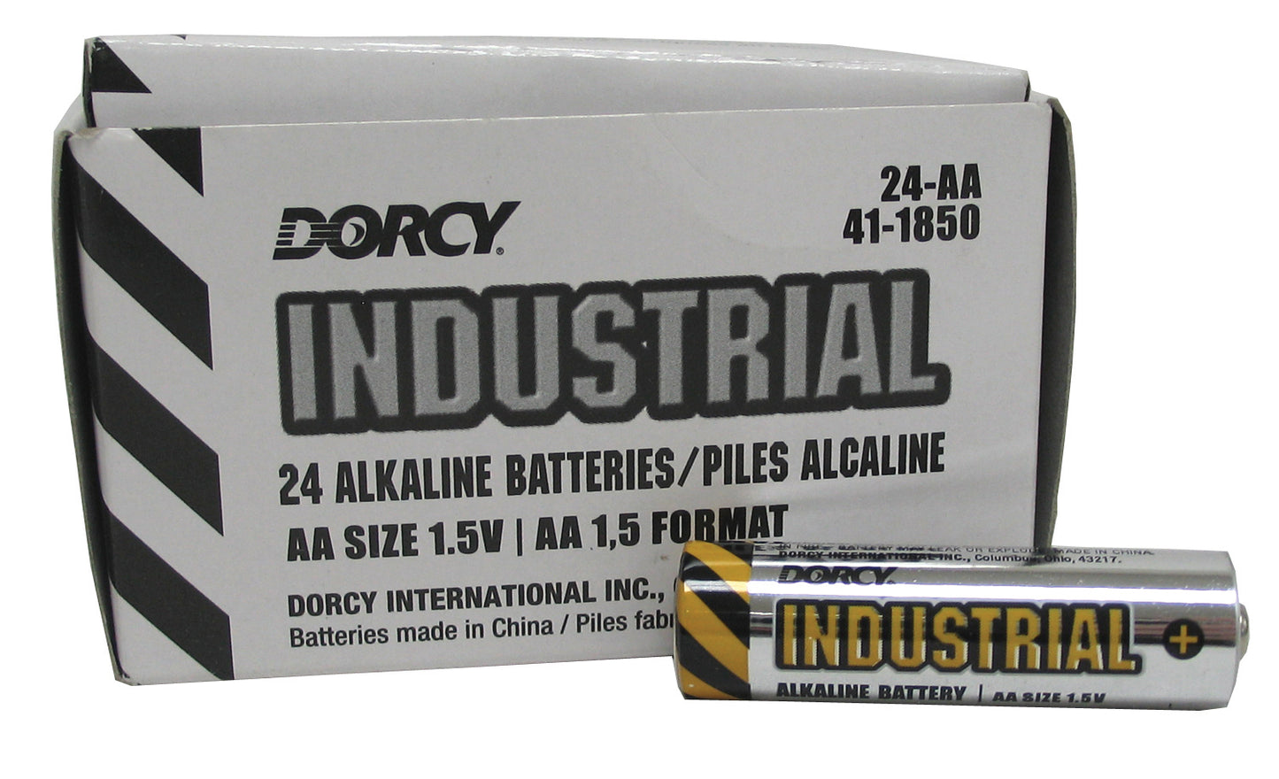 Dorcy Industrial Alkaline Batteries (Pack Of 24)