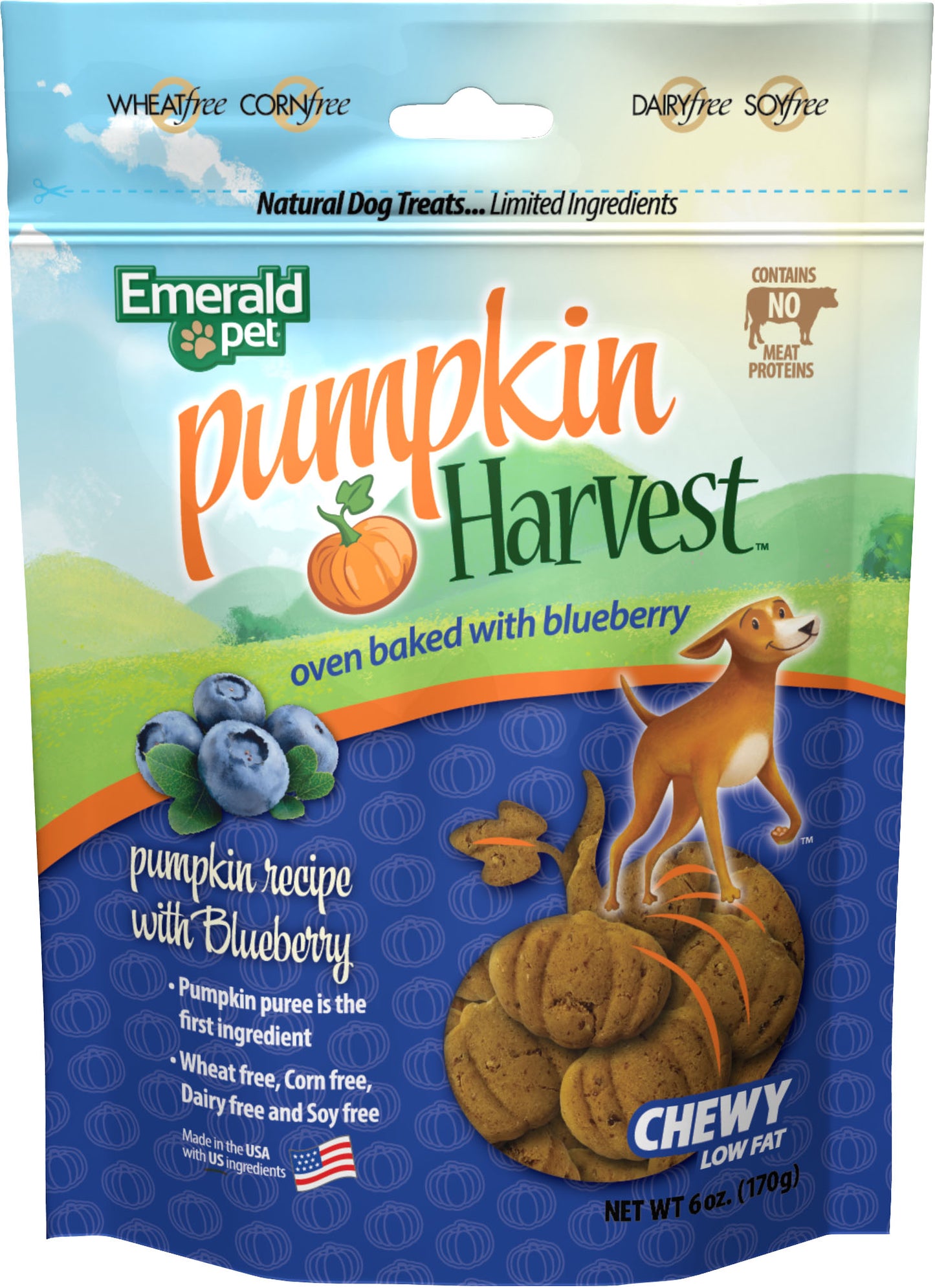 Emerald Pet Pumpkin Harvest Chewy Dog Treats