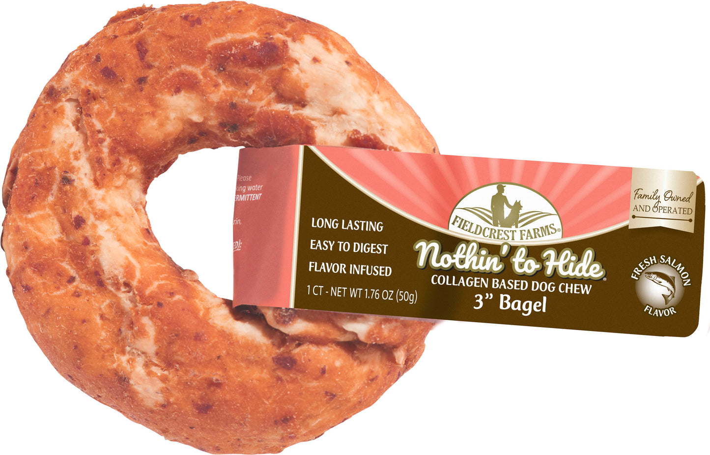 Nothin' To Hide Rawhide Alternative Bagels (Pack Of 24)