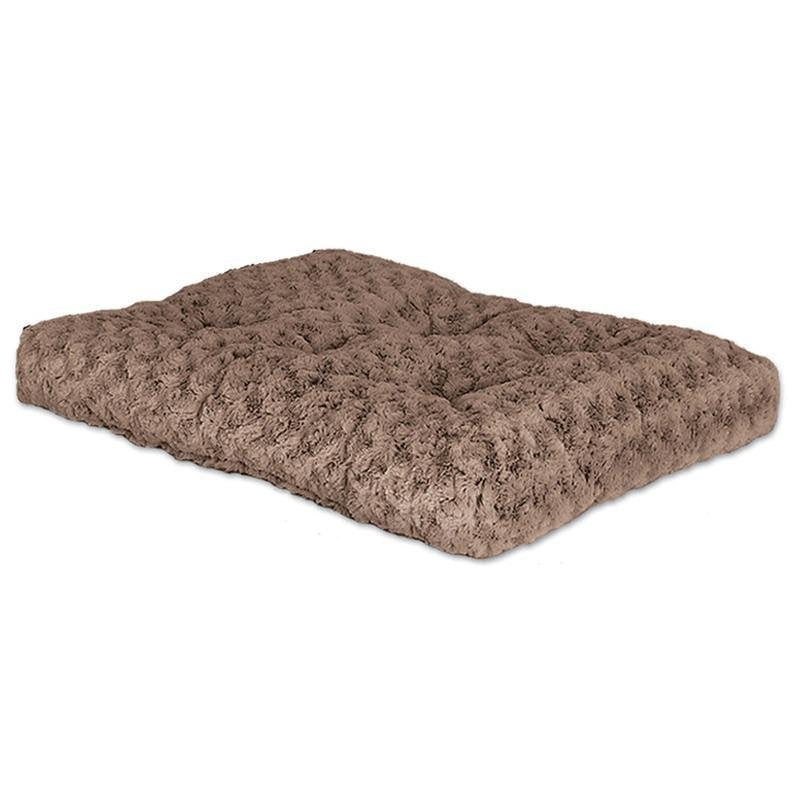 MidWest Homes for Pets Plush Ombré Swirl Dog & Cat Bed | Mocha 23L x 18W x 1.75H -Inches for Small Breeds, 24-Inch, Model:40624-STB