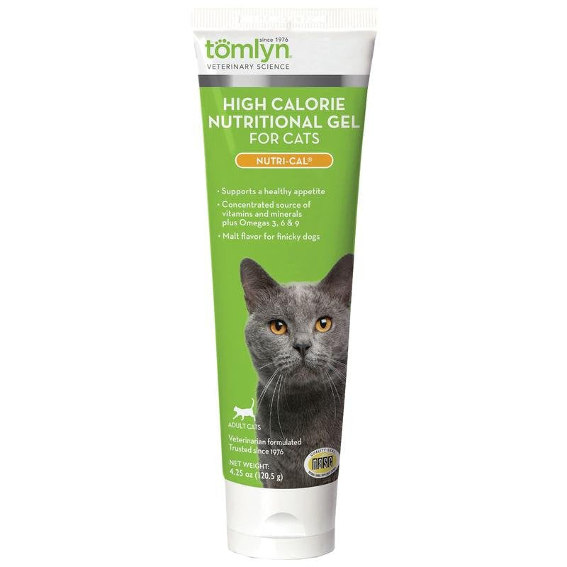 Tomlyn High Calorie Nutritional Gel for Cats, (Nutri-Cal) 4.25 oz