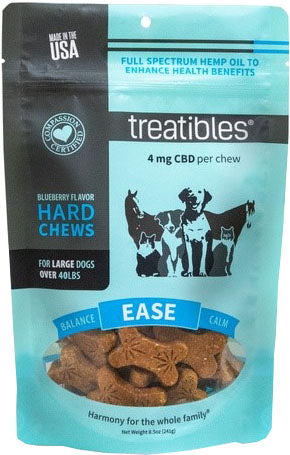 Treatibles Hemp Wellness Hard Chews Ease