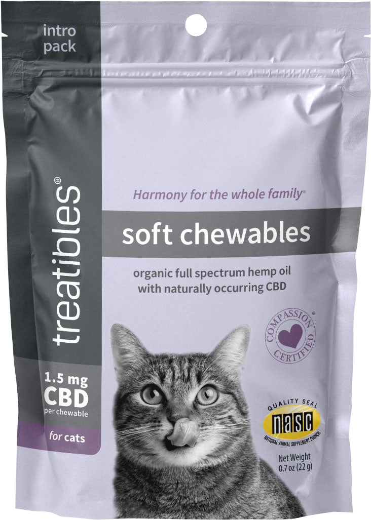 Treatibles Hemp Soft Chewables For Cats