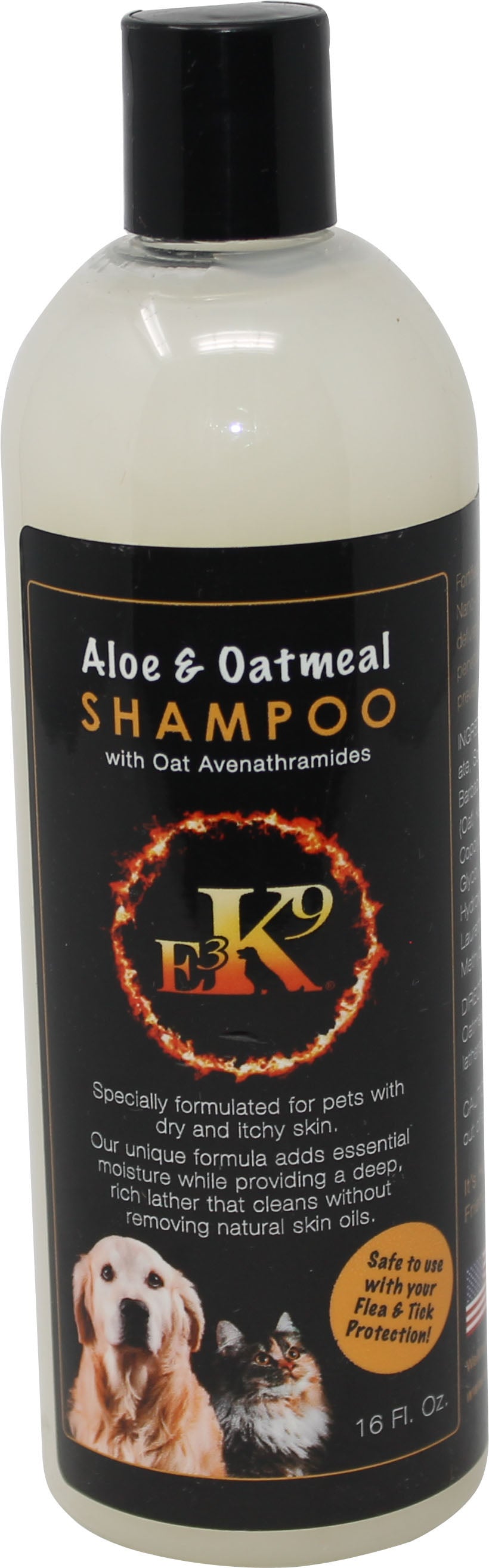 E3 K9 Aloe & Oatmeal Shampoo W/Oat Avenathramides