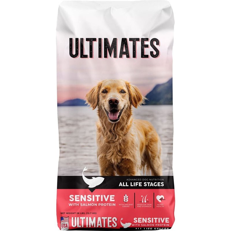 Ultimates Birsppy Sensitive with Salmon Protein Dry Dog Food, 28 lb