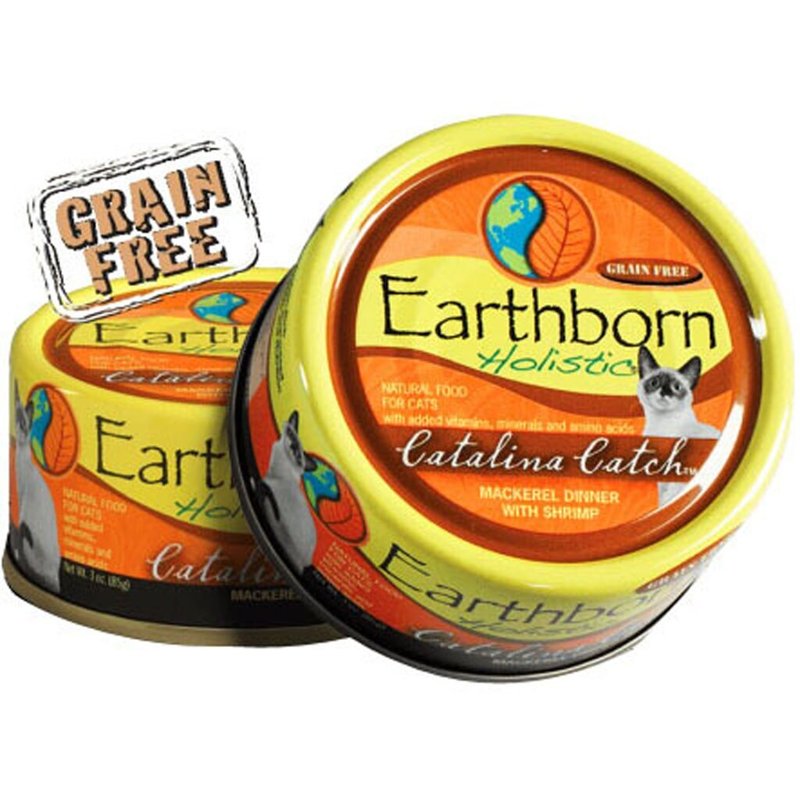 Earthborn Holisitc Catalina Catch Grain-Free Moist Cat Food | Case of 24 cans