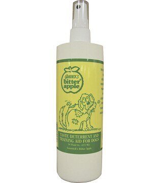 Grannick's Bitter Apple Taste Deterrent Spray Bottle for Dogs, 16 Ounces, Single