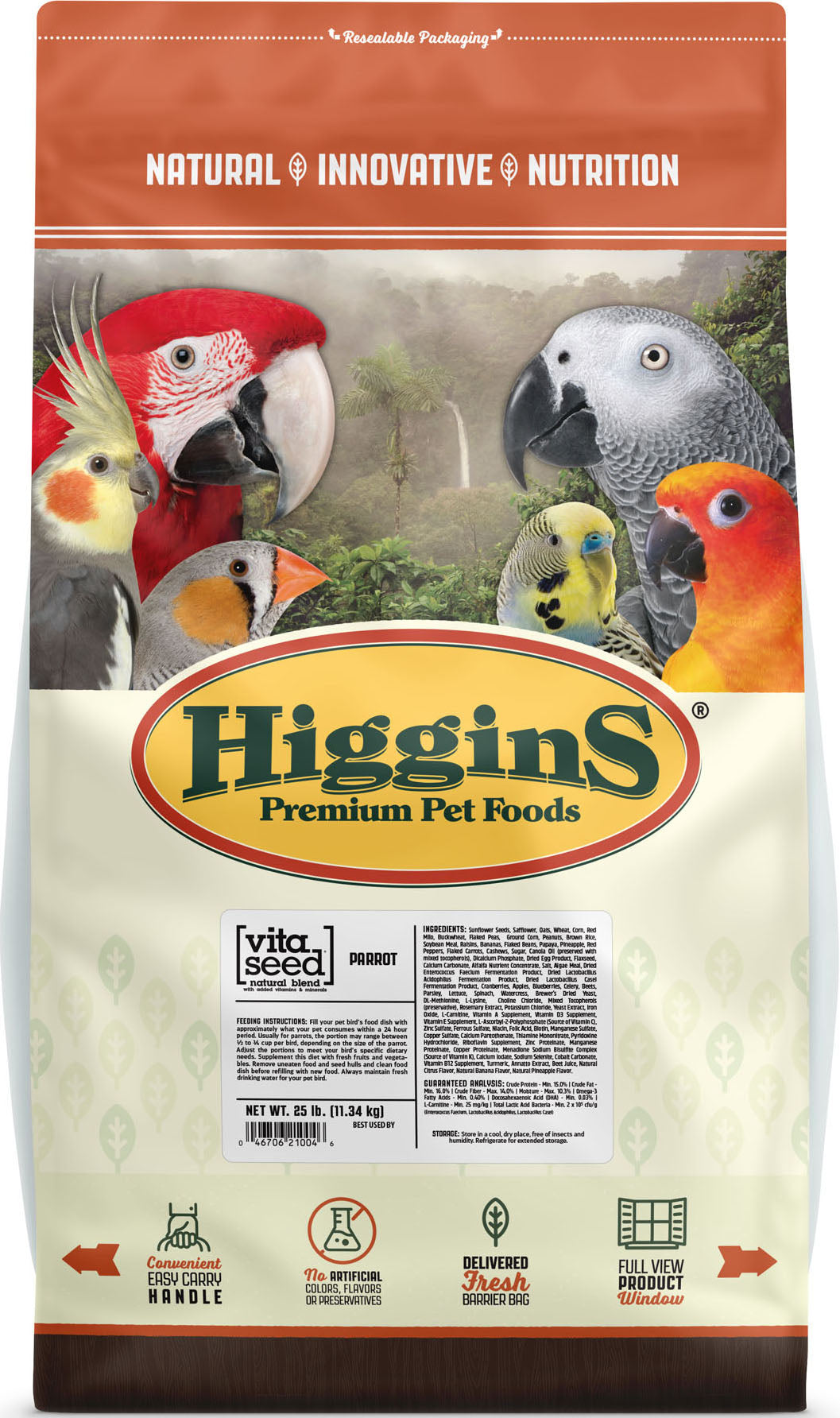 Vita Seed Natural Blend Parrot