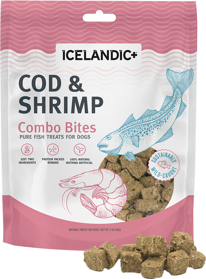 Icelandic+ Combo Bites Pure Fish Treats For Dogs