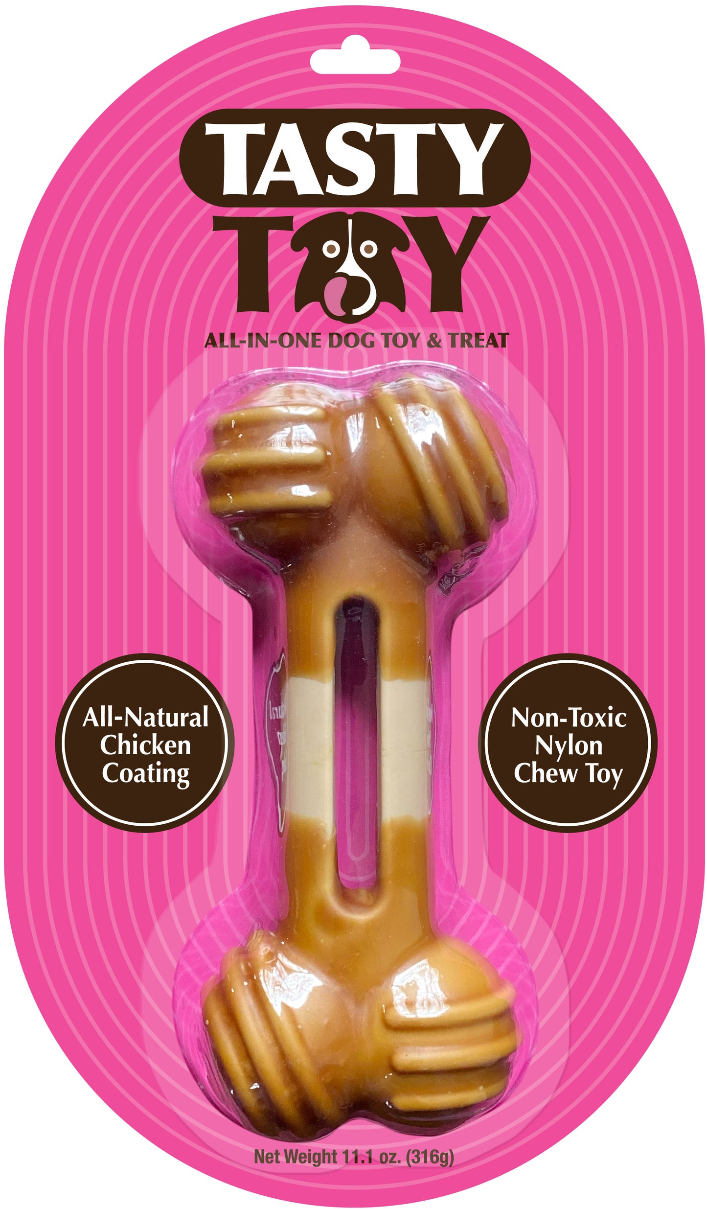 Tasty Toy Bone Dog Chew Toy