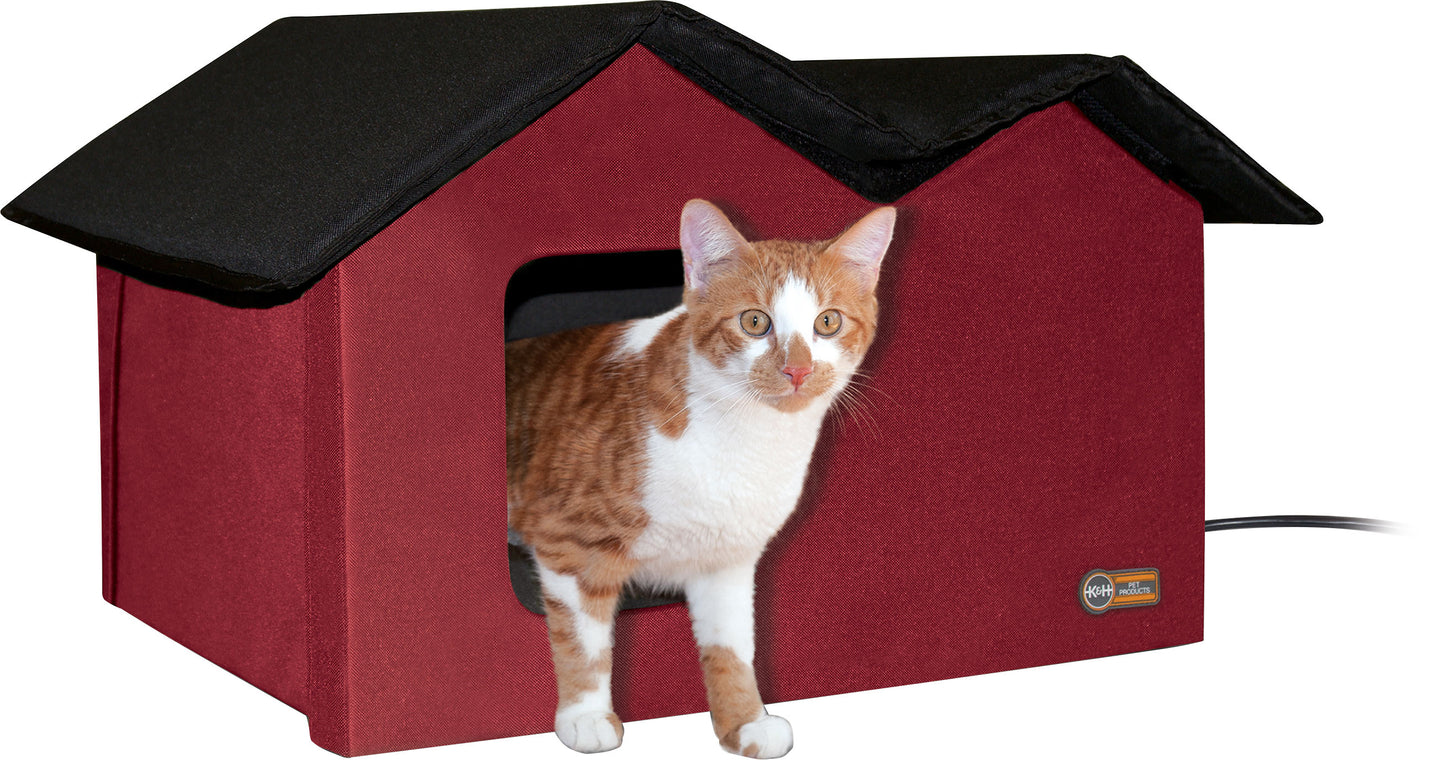 Creative Solutions Outdoor Multi-Kitty Heated Home