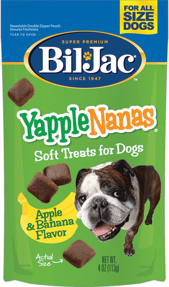 Bil-Jac Yapplenanas Soft Dog Treats (Pack Of 10)