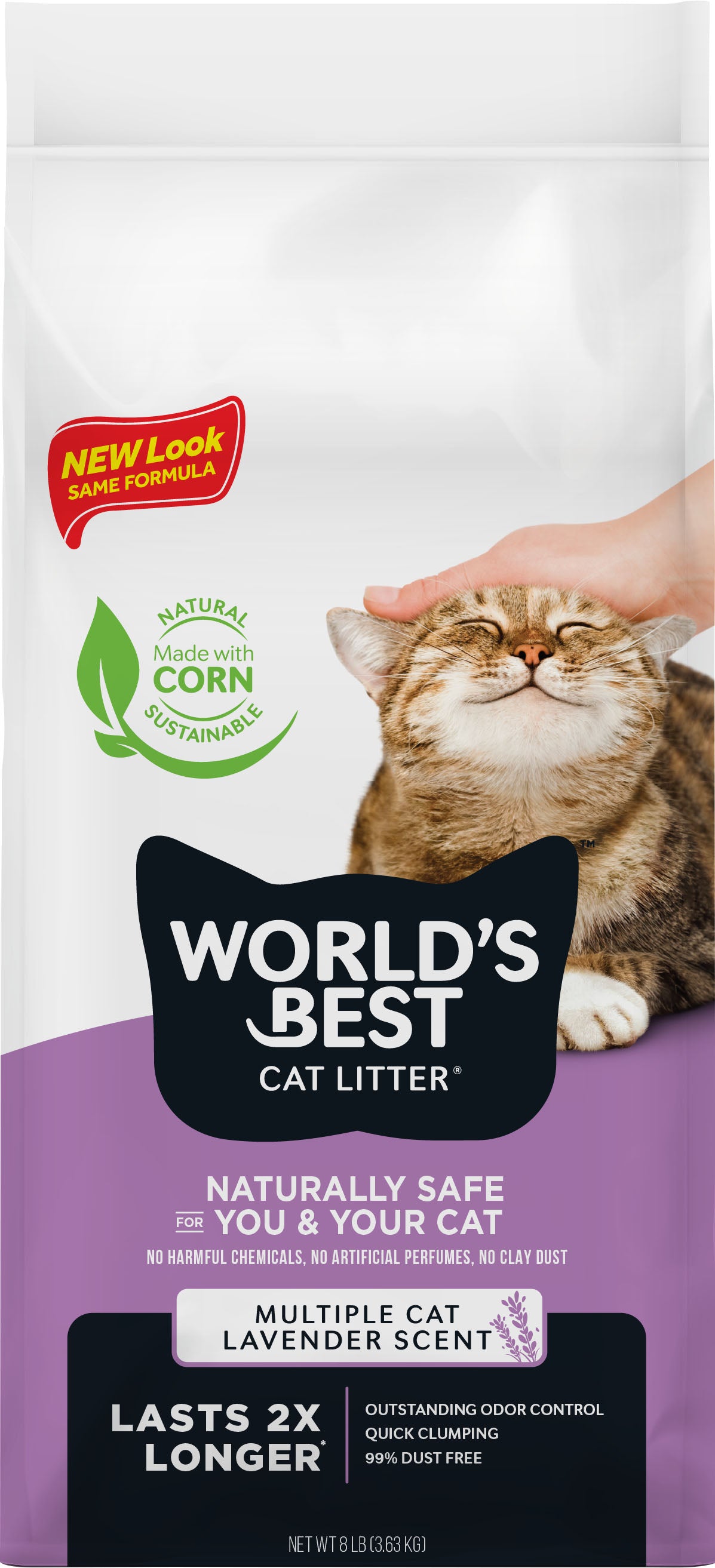 World'S Best Cat Litter Multiple Cat Clumping (Pack Of 3)