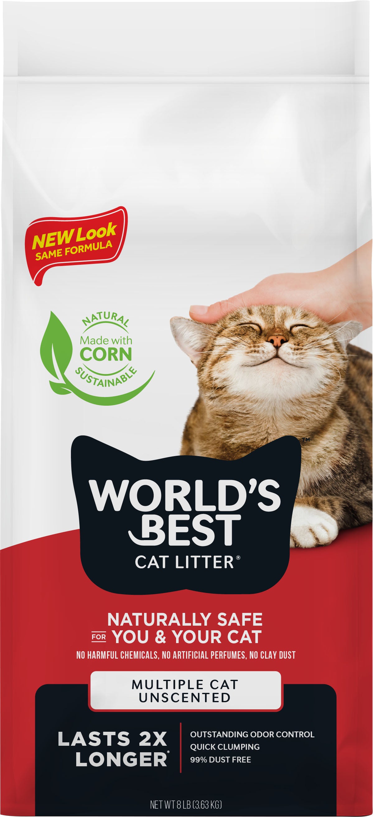 World'S Best Cat Litter Multiple Cat Clumping (Pack Of 3)