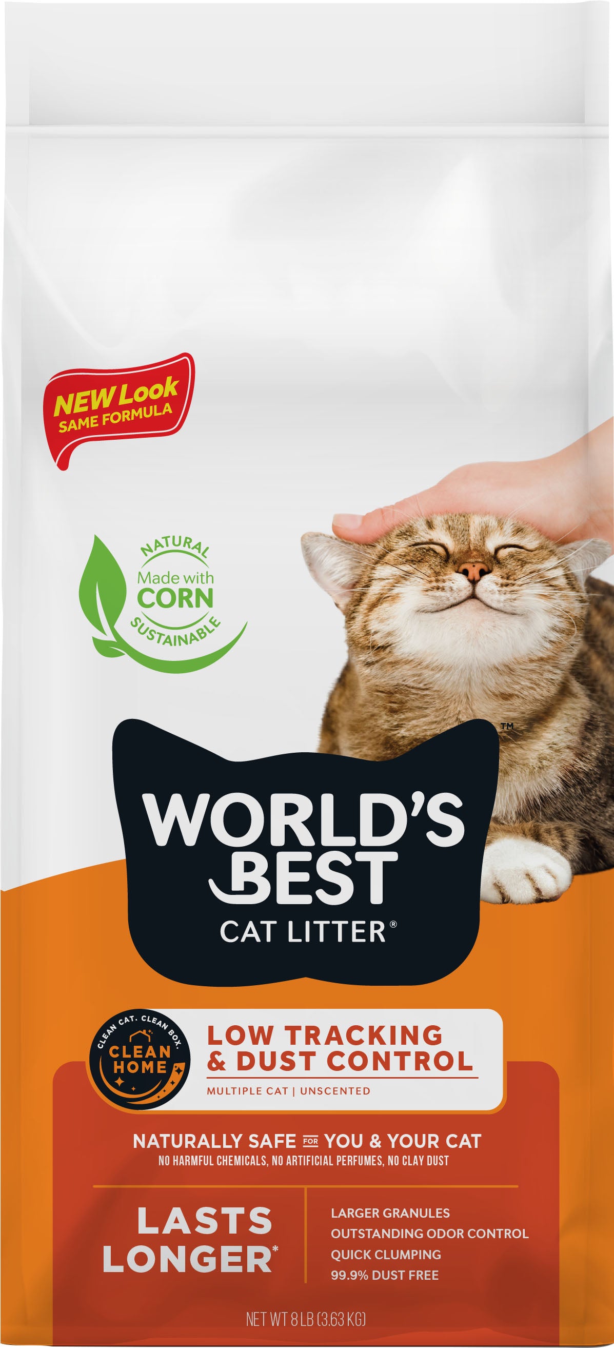 World'S Best Cat Litter Low Track & Dust Control (Pack Of 3)