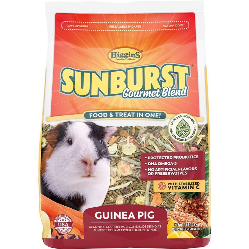 SUNBURST GOURMET BLEND FOR GUINEA PIGS