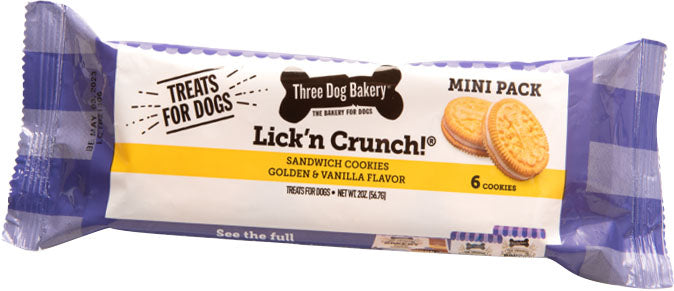 Lick 'N Crunch Sandwich Cookies Single Serving Pdq (Pack Of 24)