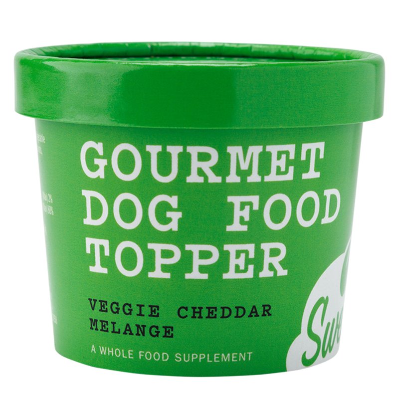 Swell, Veggie Cheddar Mélange Gourmet Dog Food Topper, 8 Ounce