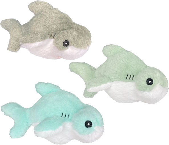 Multipet Hammerhead Shark Plush W/Ball Dog Toy