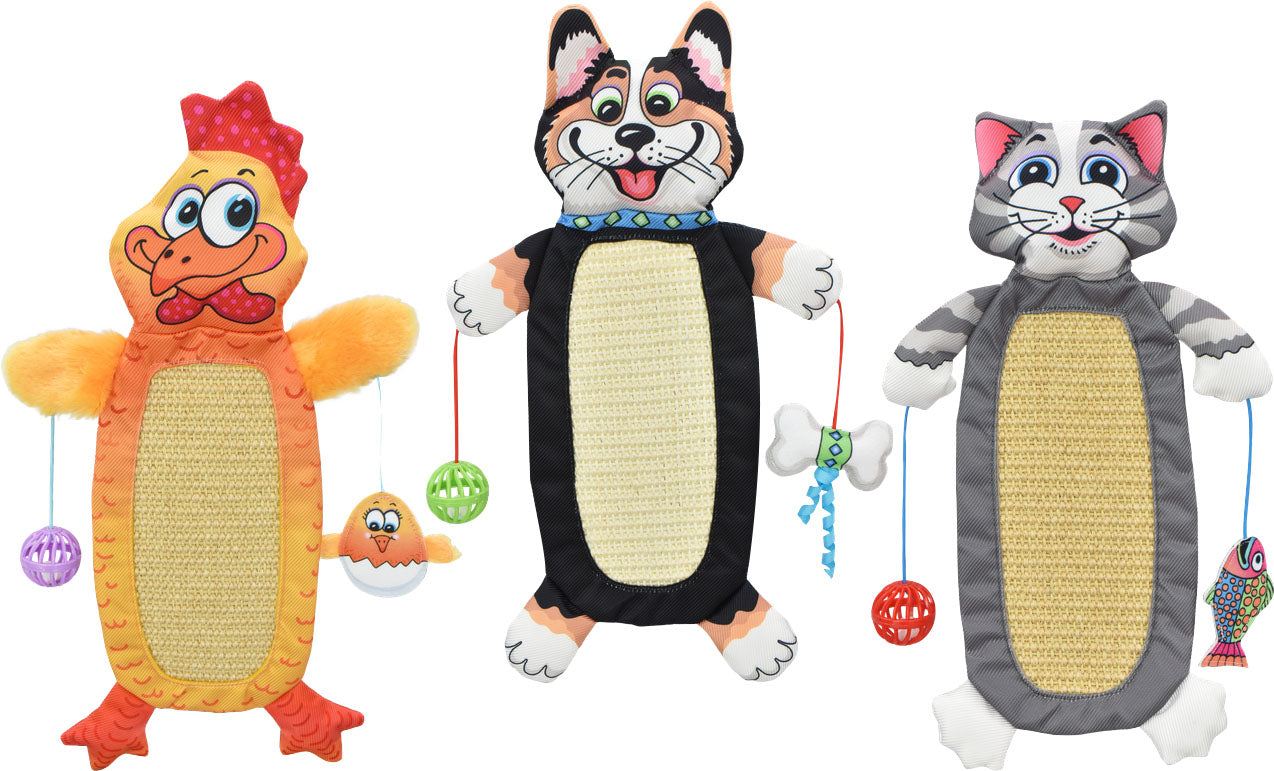 MULTIPET FUZZU SCRATCHIE CAT MAT BY FUZZU