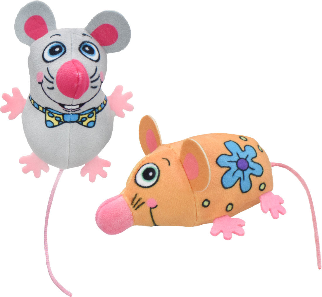 MULTIPET MOUSIE BOPS W/CATNIP BY FUZZU