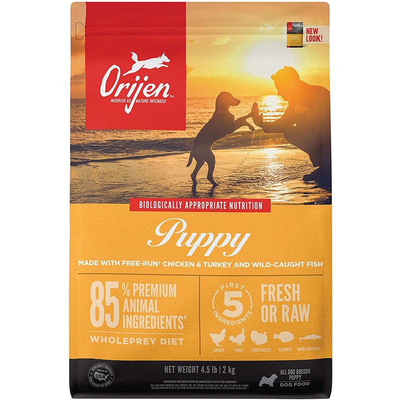 ORIJEN Puppy Dry Dog Food, Grain Free Dry Dog Food for Puppies, Fresh or Raw Ingredients, 23.5lb